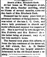 Cook, Mrs.Elizabeth